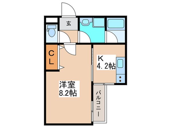 プロヴァンスの物件間取画像